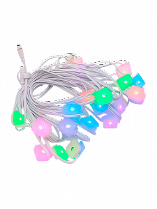 Огонек OG-LDG27 гирлянда уличная RGB (15м,пульт,APP)